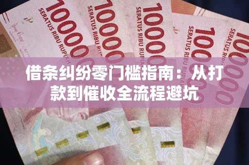 济南借条纠纷零门槛指南：从打款到催收全流程避坑